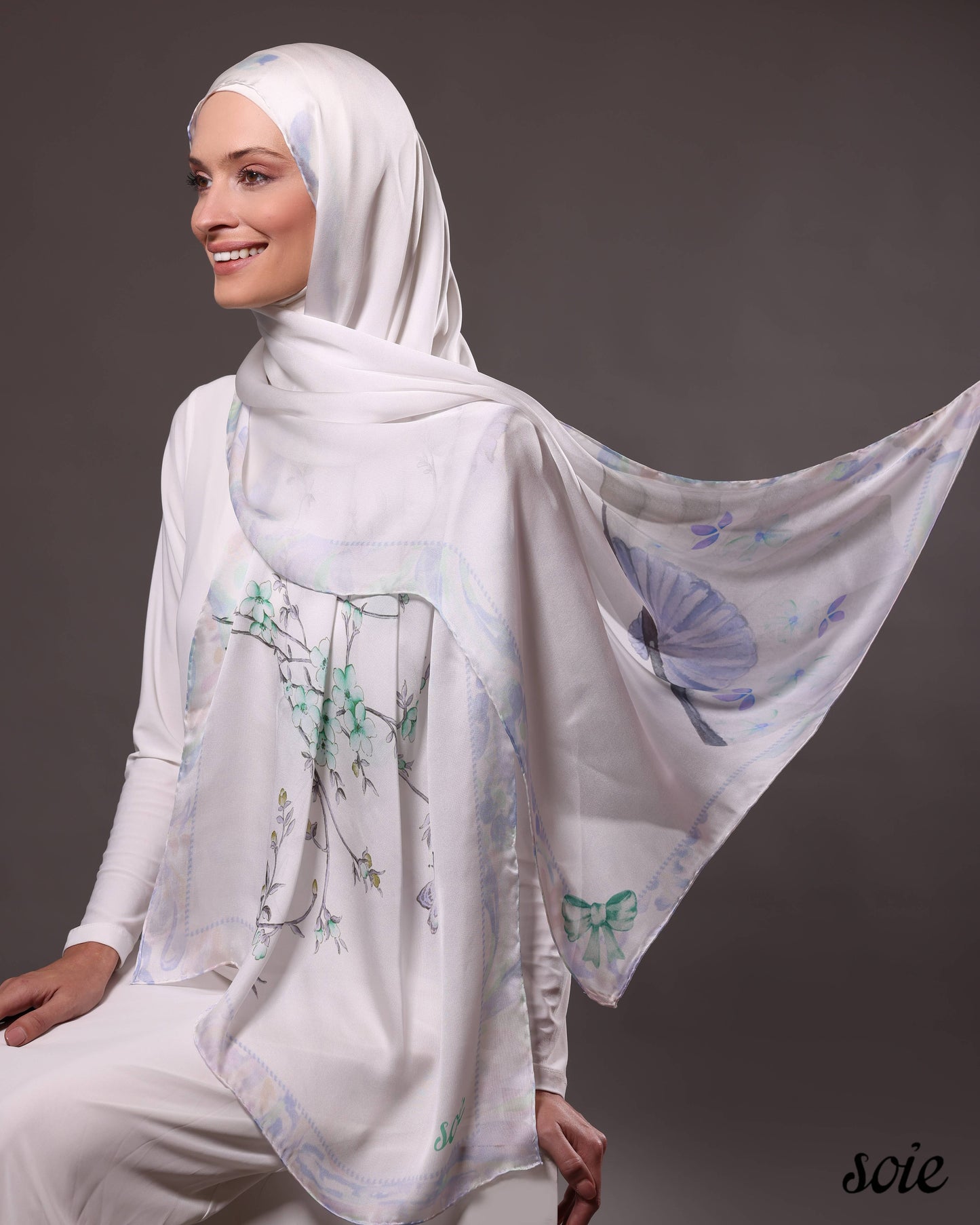 Japanese Fan fame shawl