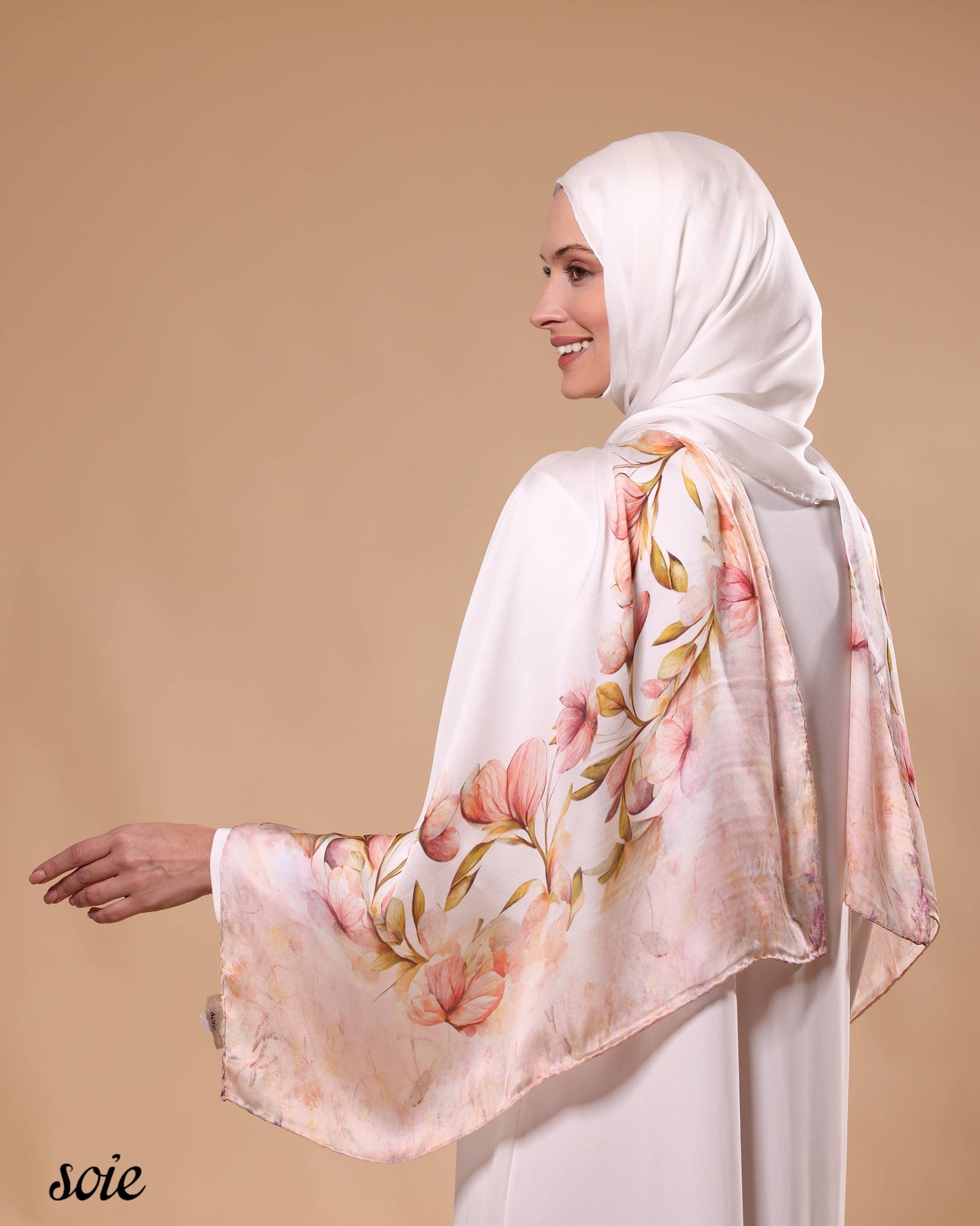 Spring Magnolia Blooms Shawl