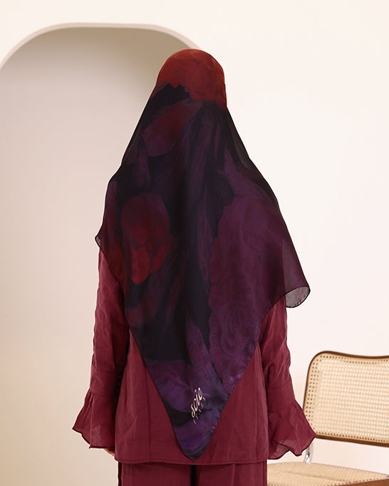 Peony Twilight scarf