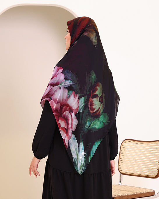 Peony Twilight scarf