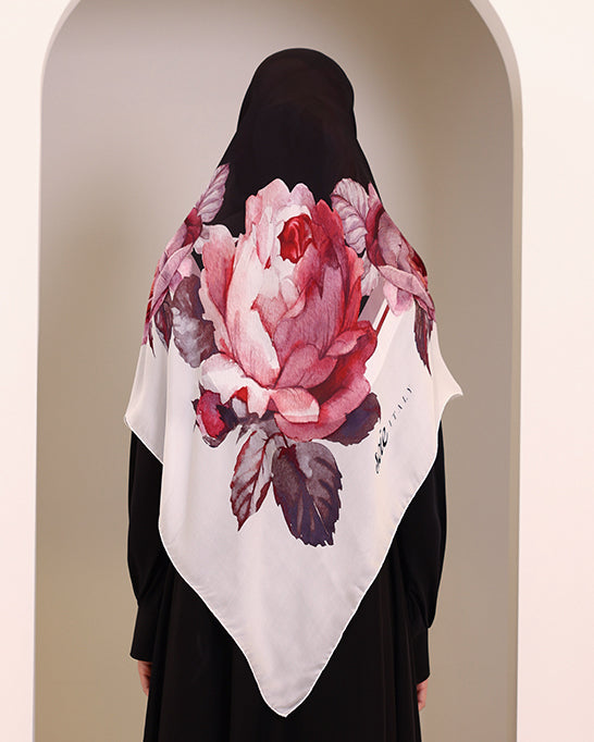 Muted Rose bird Scarf