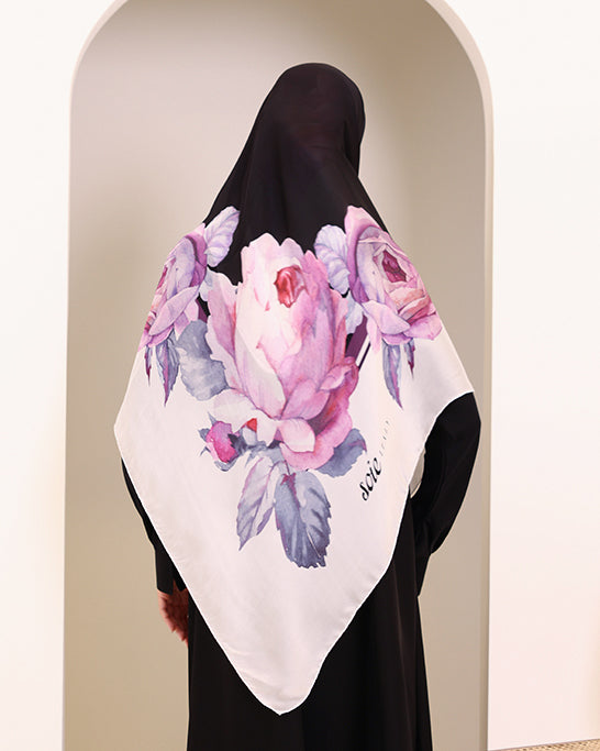Muted Rose bird Scarf
