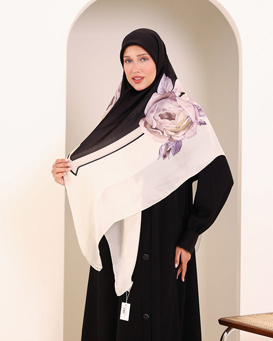 Muted Rose bird Scarf