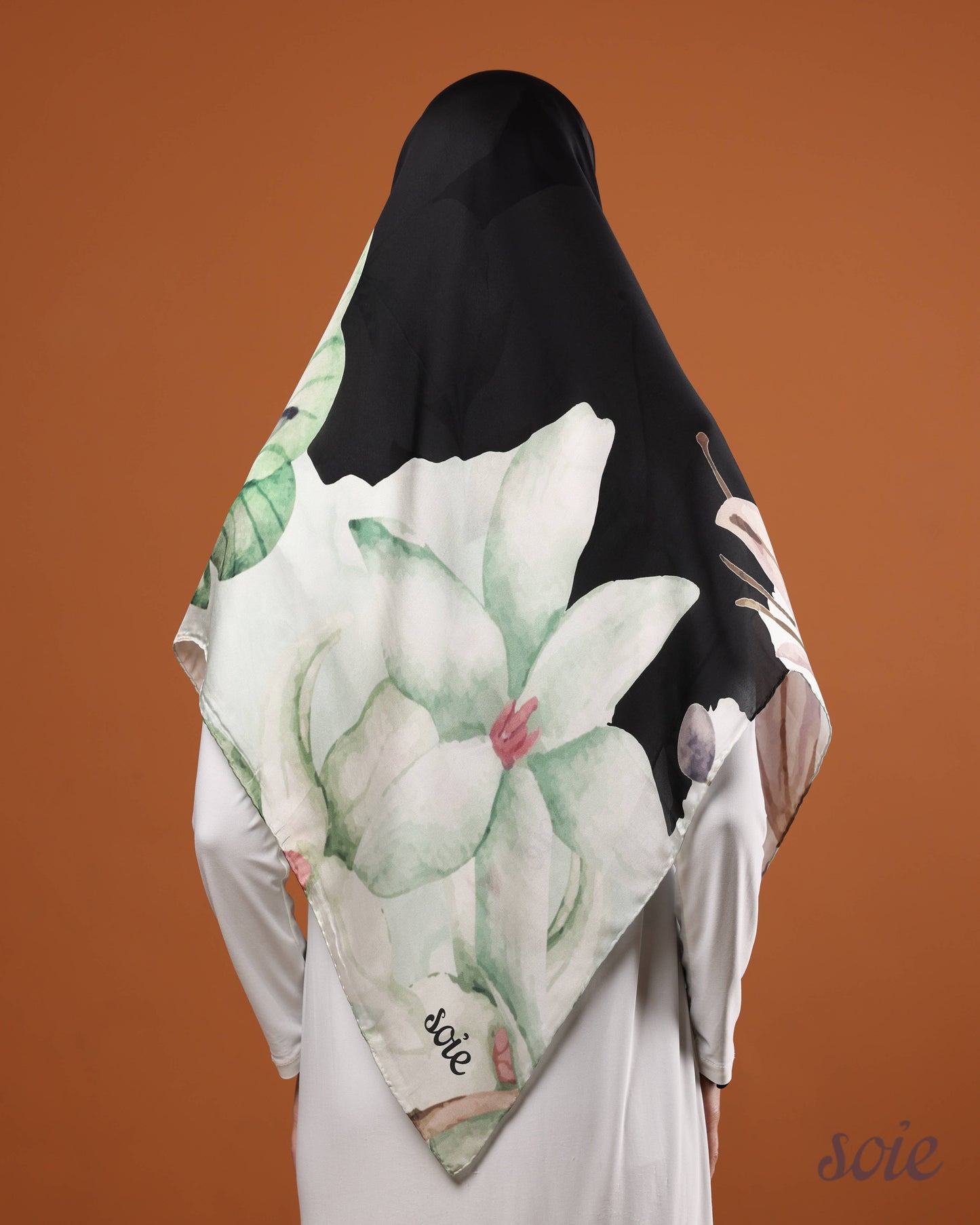 Butter Fly Garden scarf 4