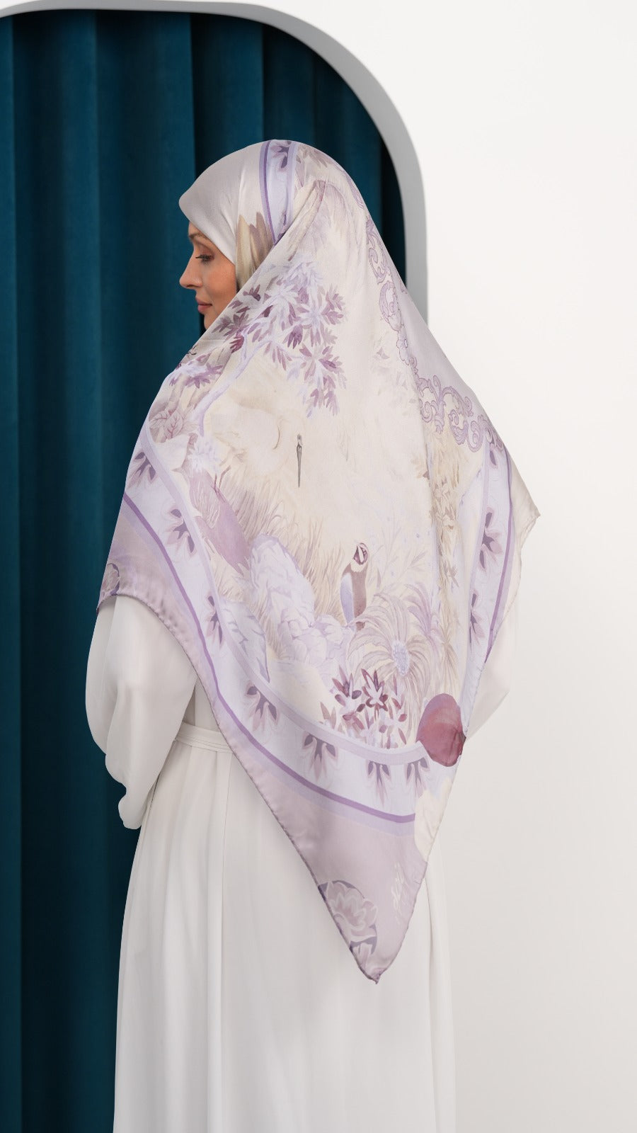 Italy silk scarf ITD1