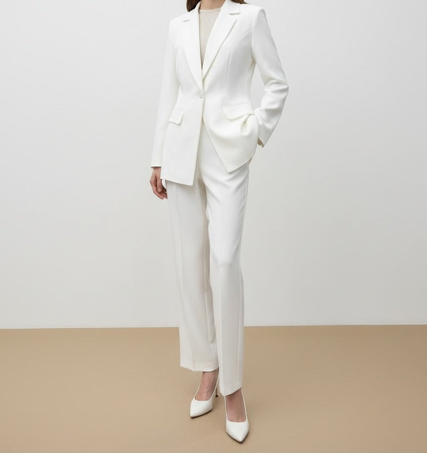 White Ensemble blazer and pant