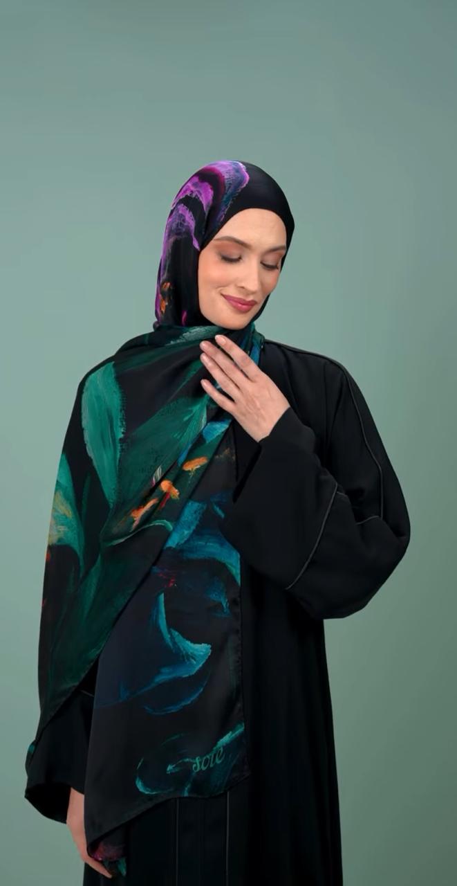 silk turkish shawl KL4