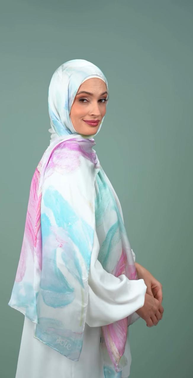 silk turkish shawl KL7