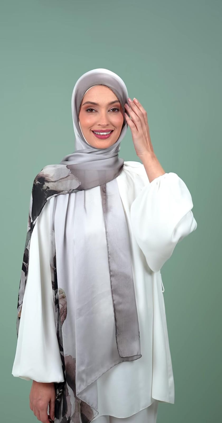 silk turkish shawl IJ7