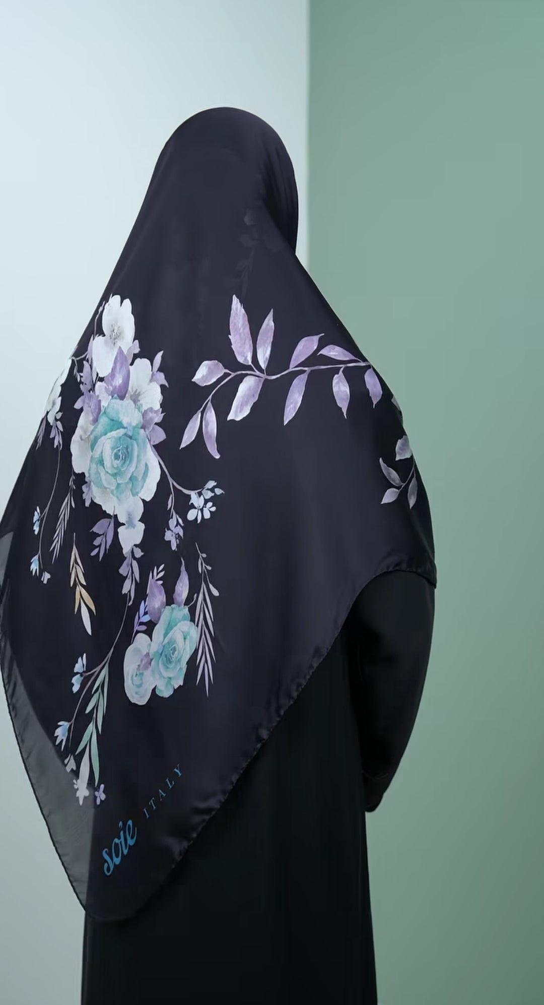 italy silk scarf KBA2