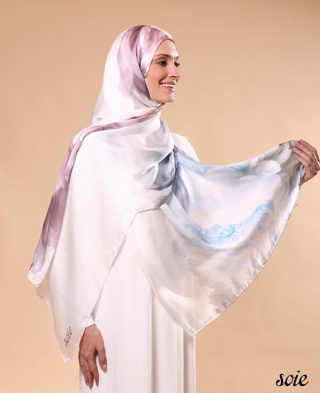Poeny flower shawl 5