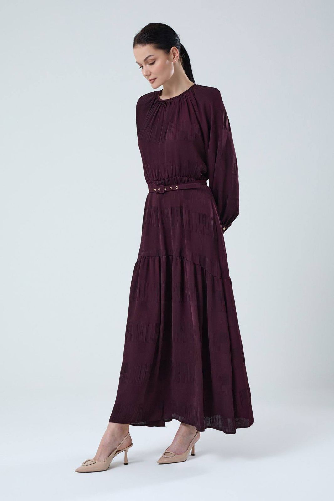 Burgundy Jupe dress