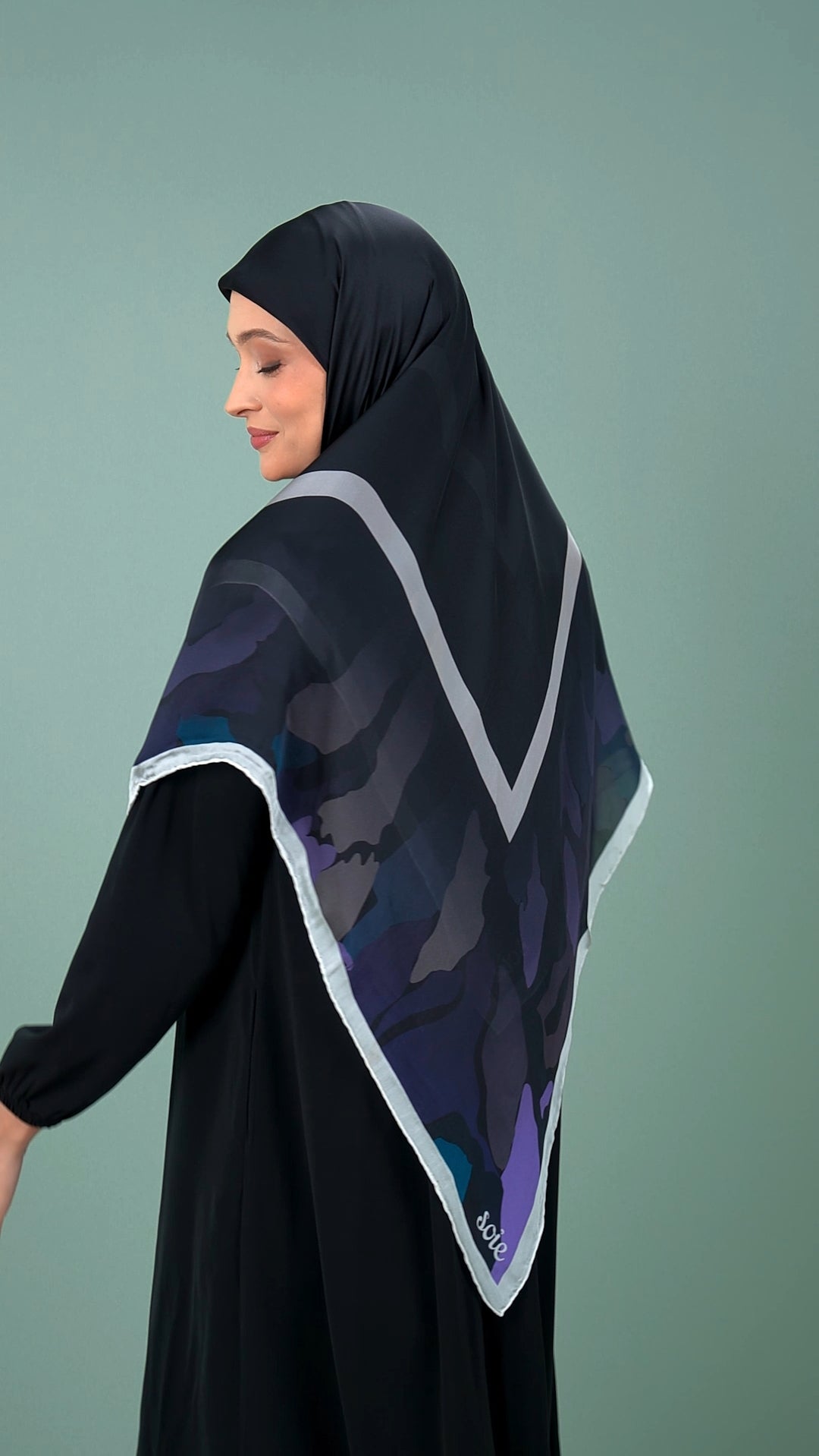 silk turkish scarf QRH2