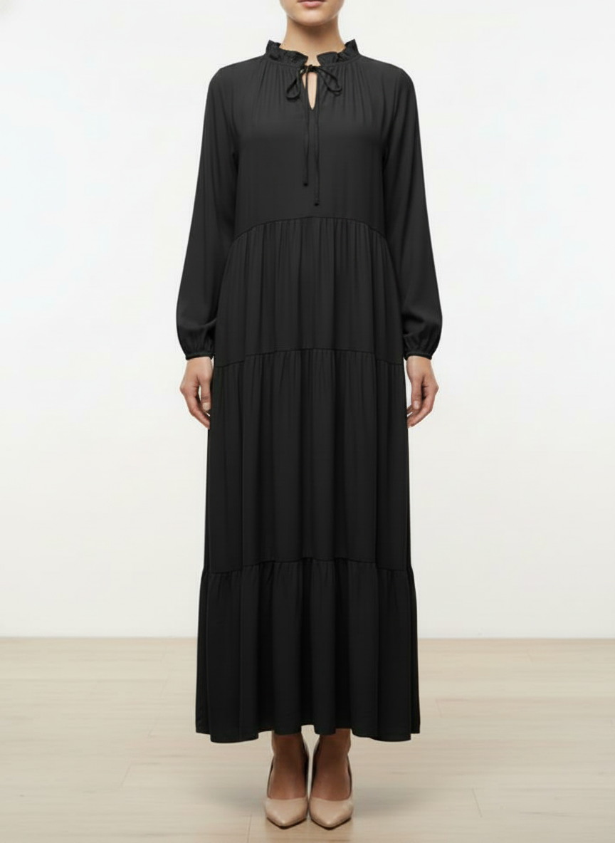 Black Silk italy Dress