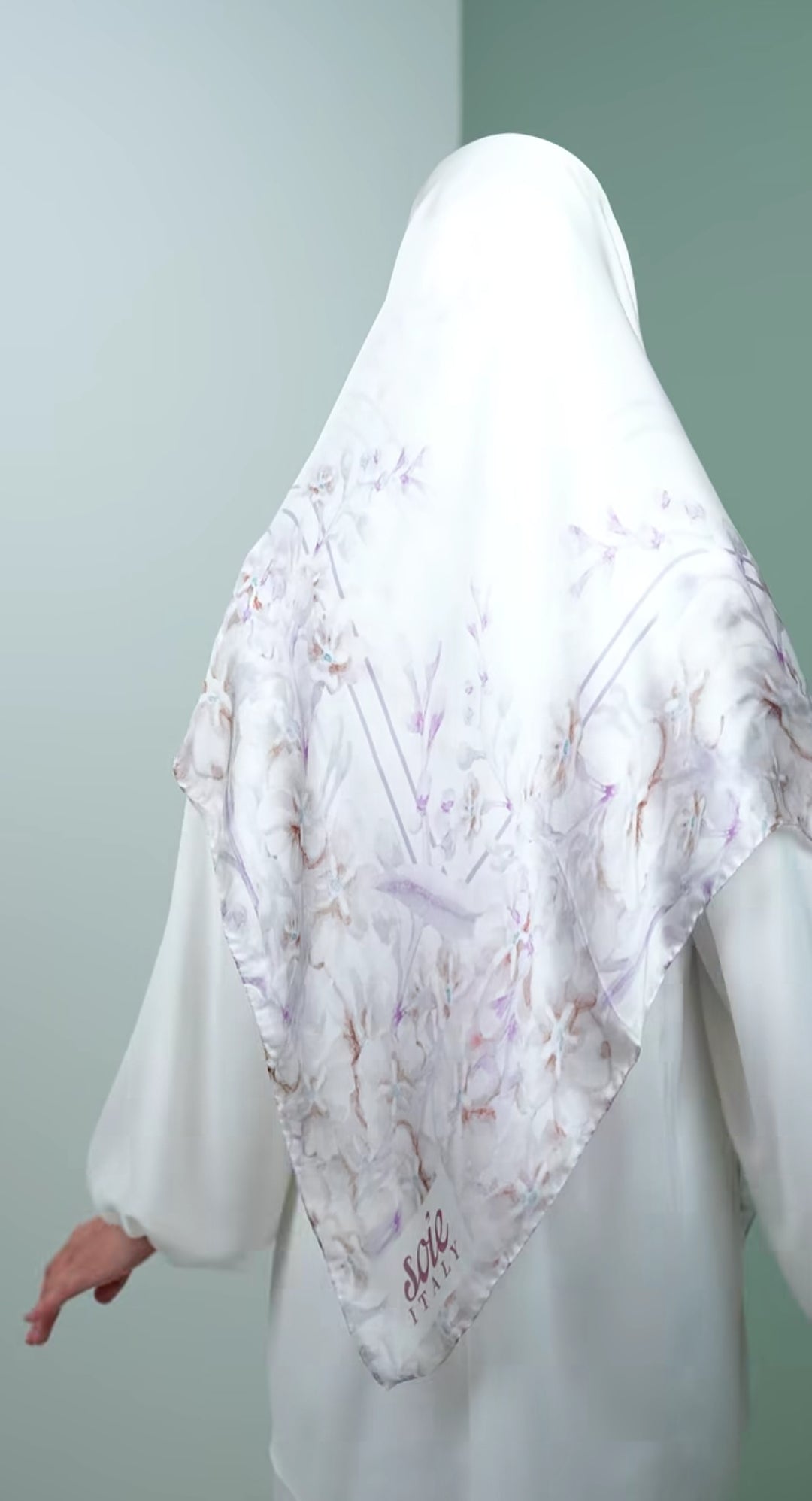 italy silk scarf KDG3