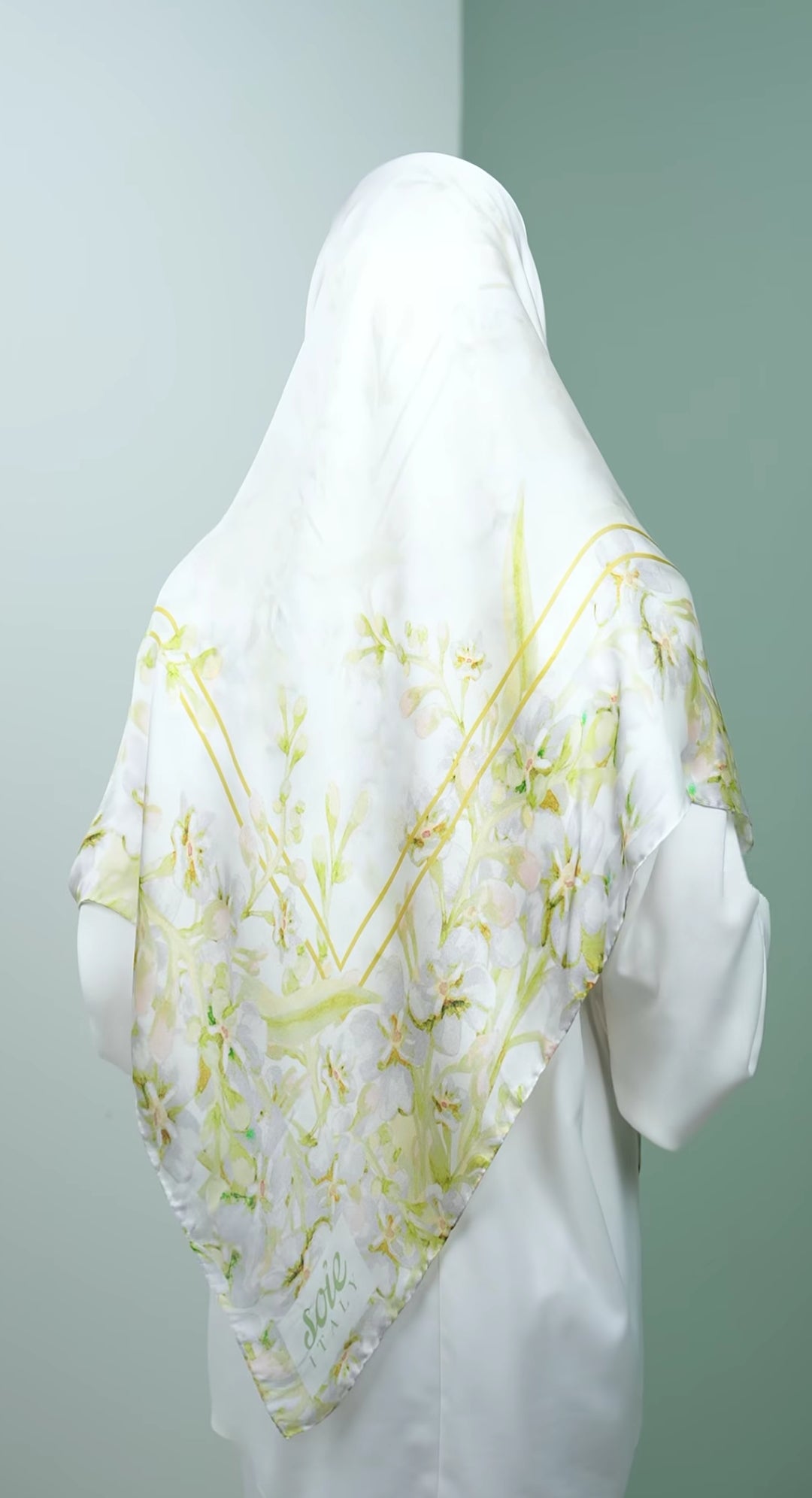 italy silk scarf KDG2