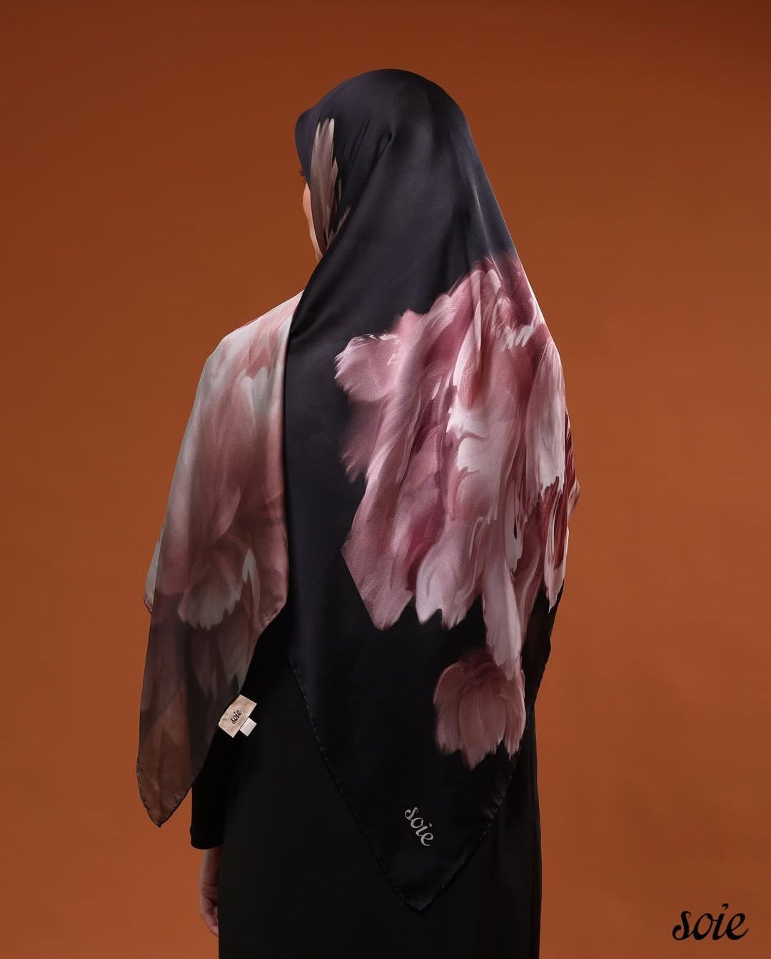 Poeny flower scarf 3
