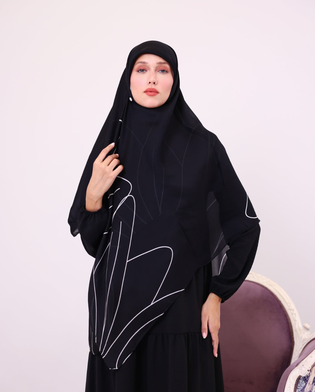 Scilla turkish silk scarf j2