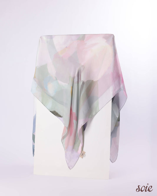 Floral whisper scarf