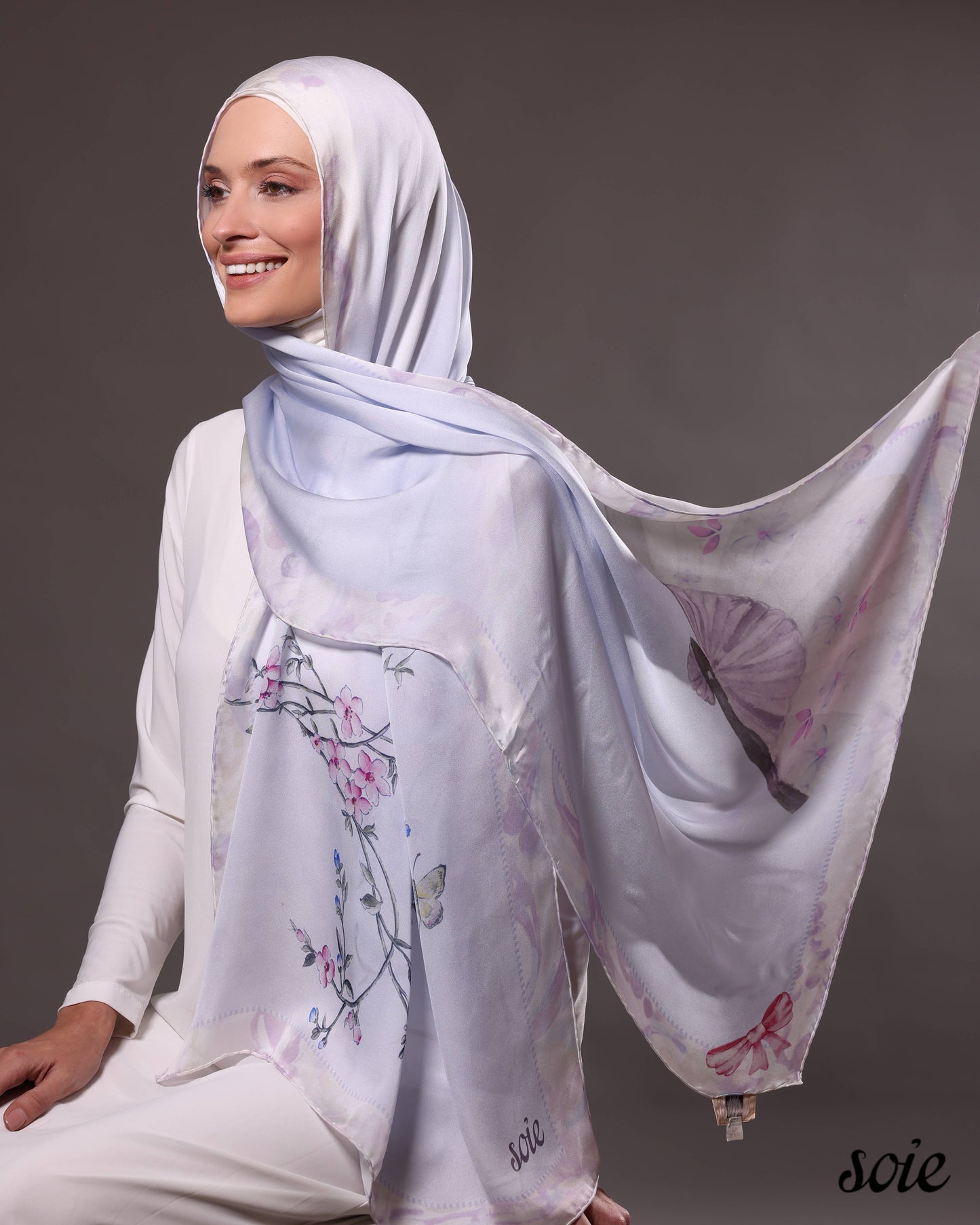 Japanese Fan fame shawl