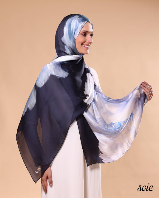 Poeny flower shawl 4