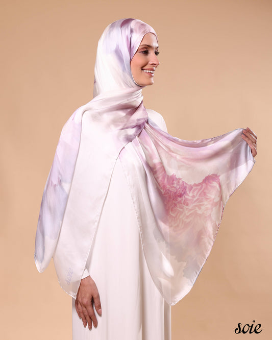 Poeny flower shawl 2