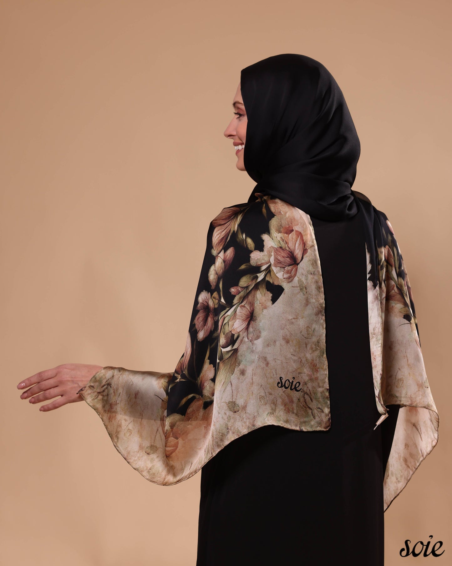 Spring Magnolia Blooms Shawl