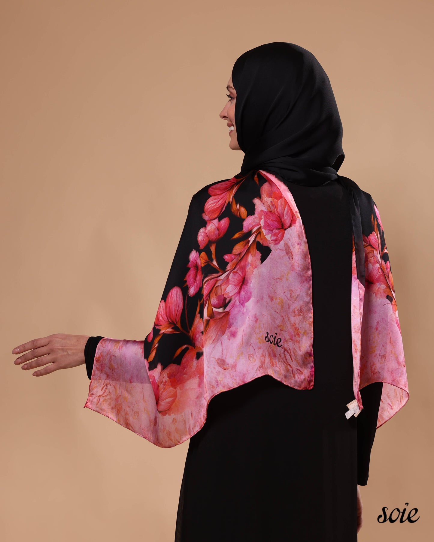 Spring Magnolia Blooms Shawl