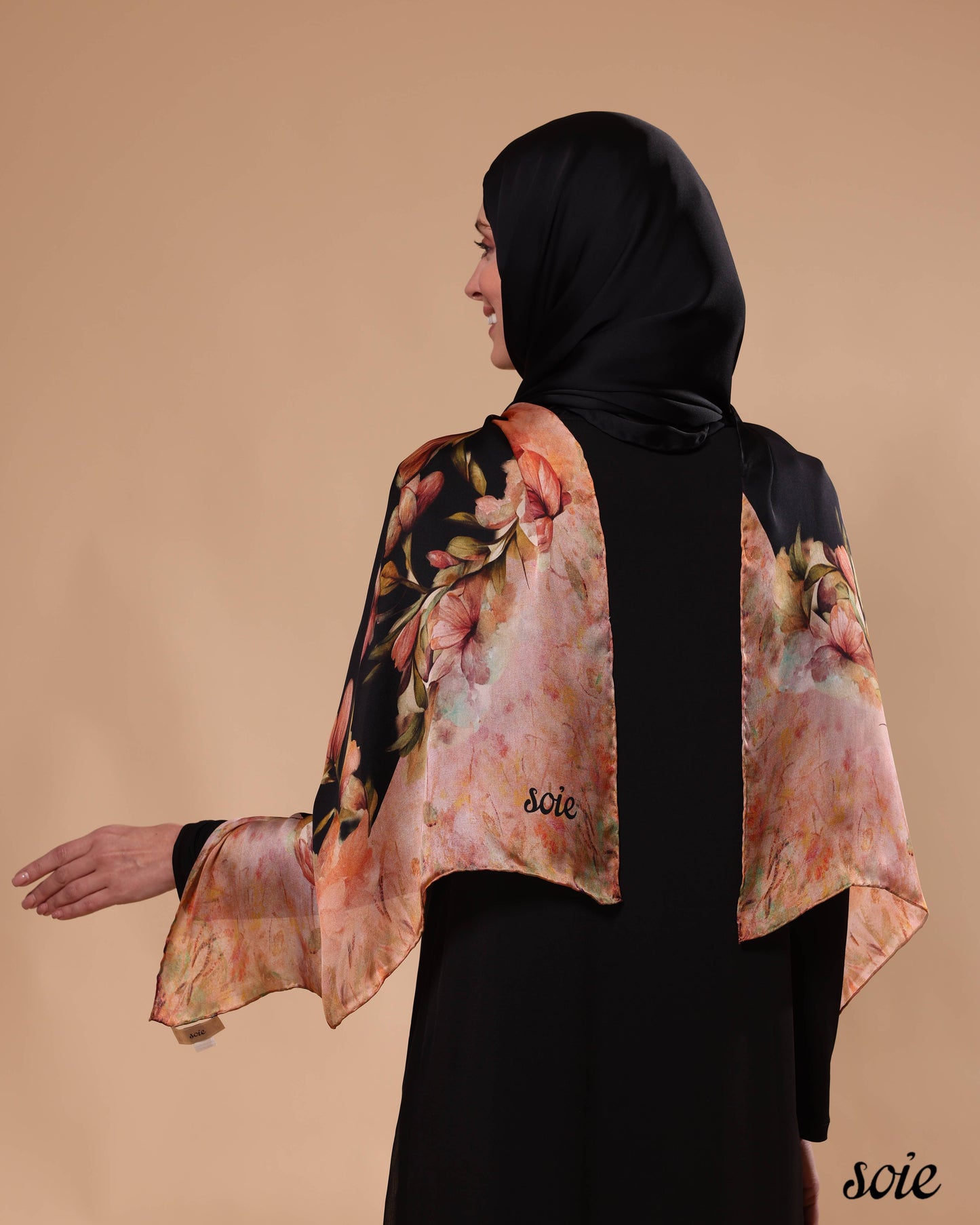 Spring Magnolia Blooms Shawl