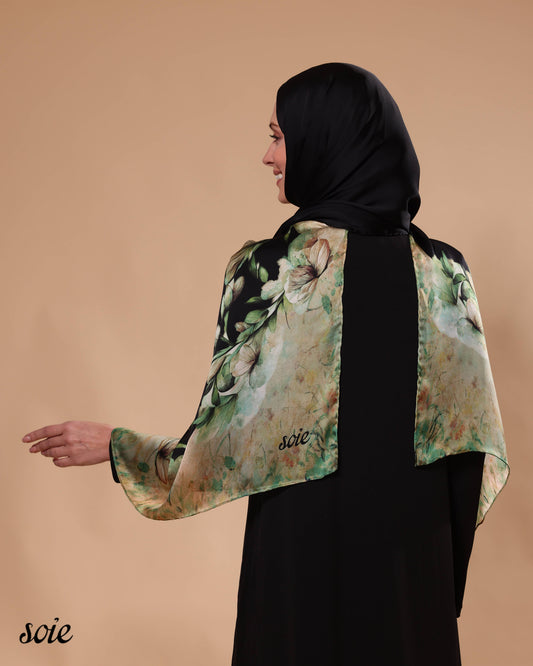 Spring Magnolia Blooms Shawl 2