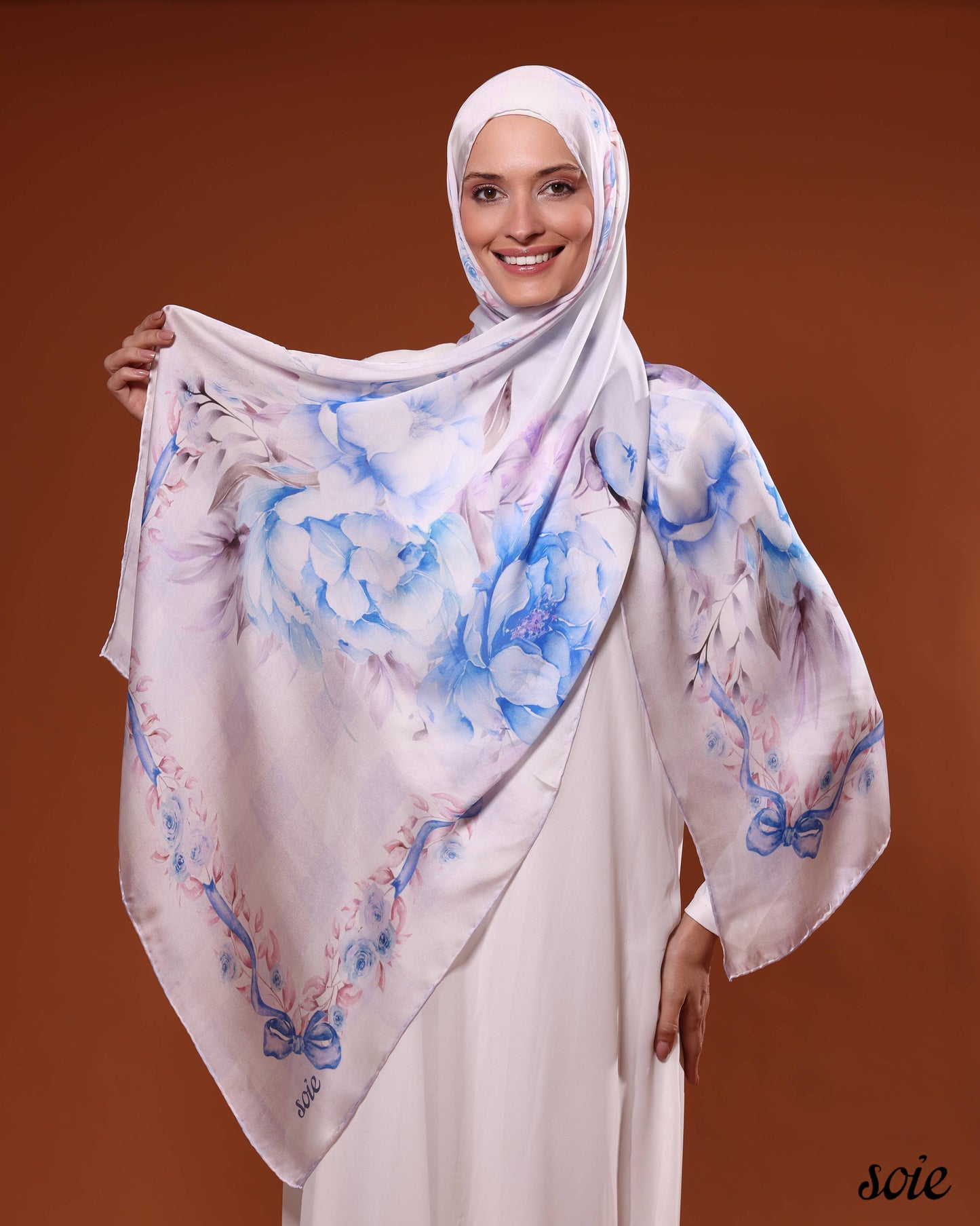 Orchid Symphony shawl