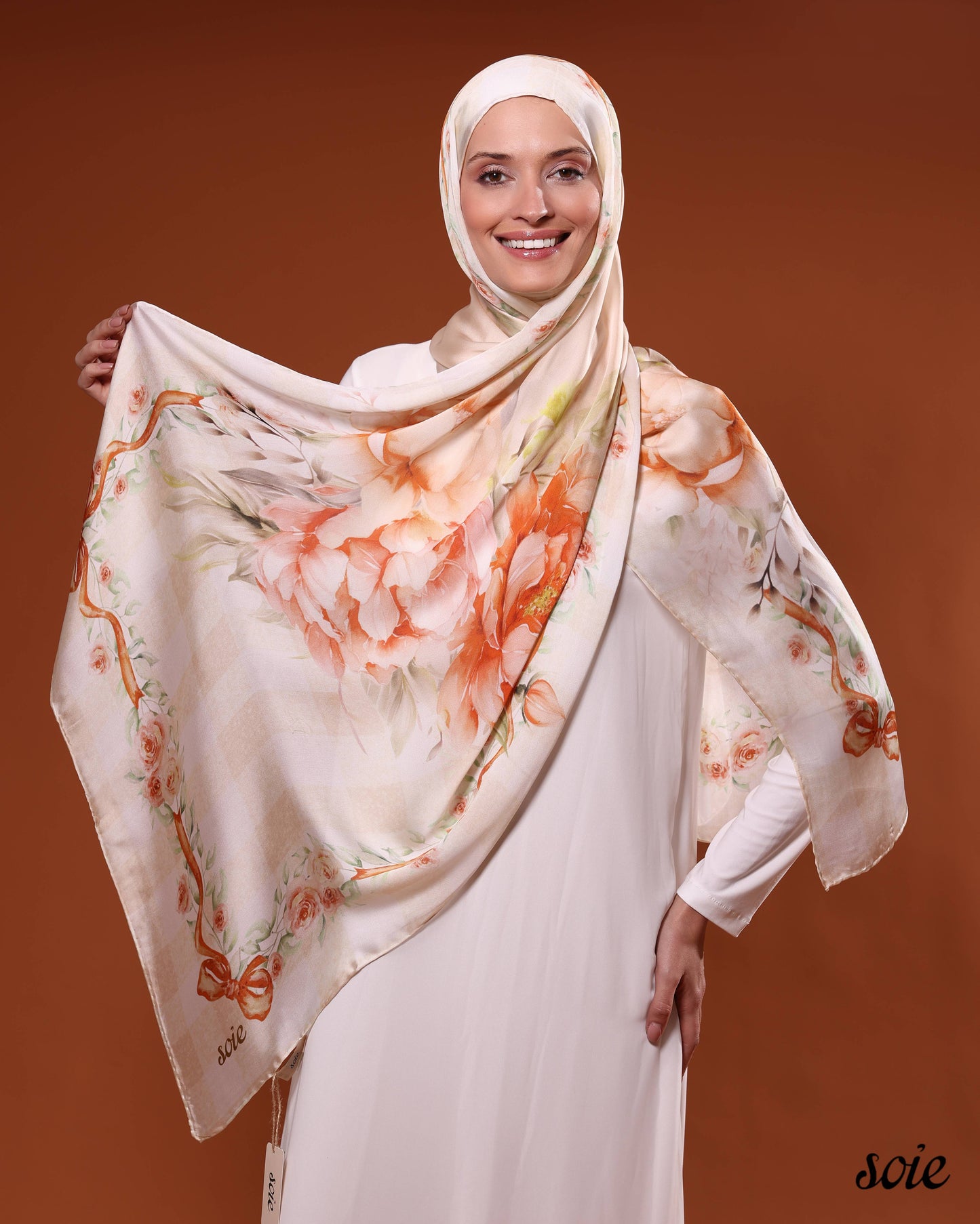 Orchid Symphony shawl
