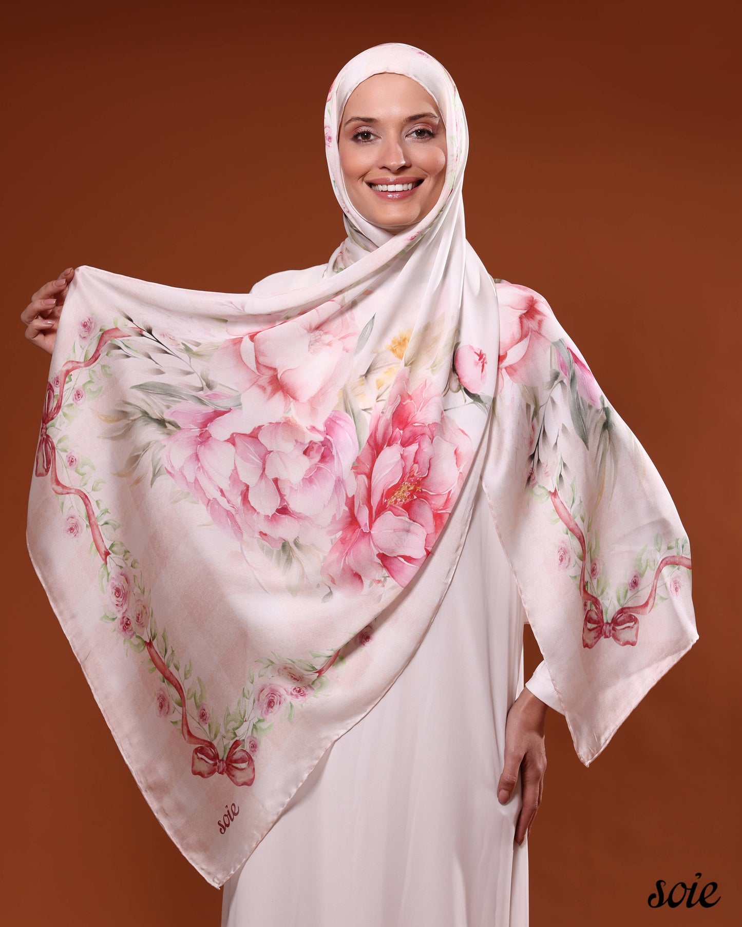 Orchid Symphony shawl