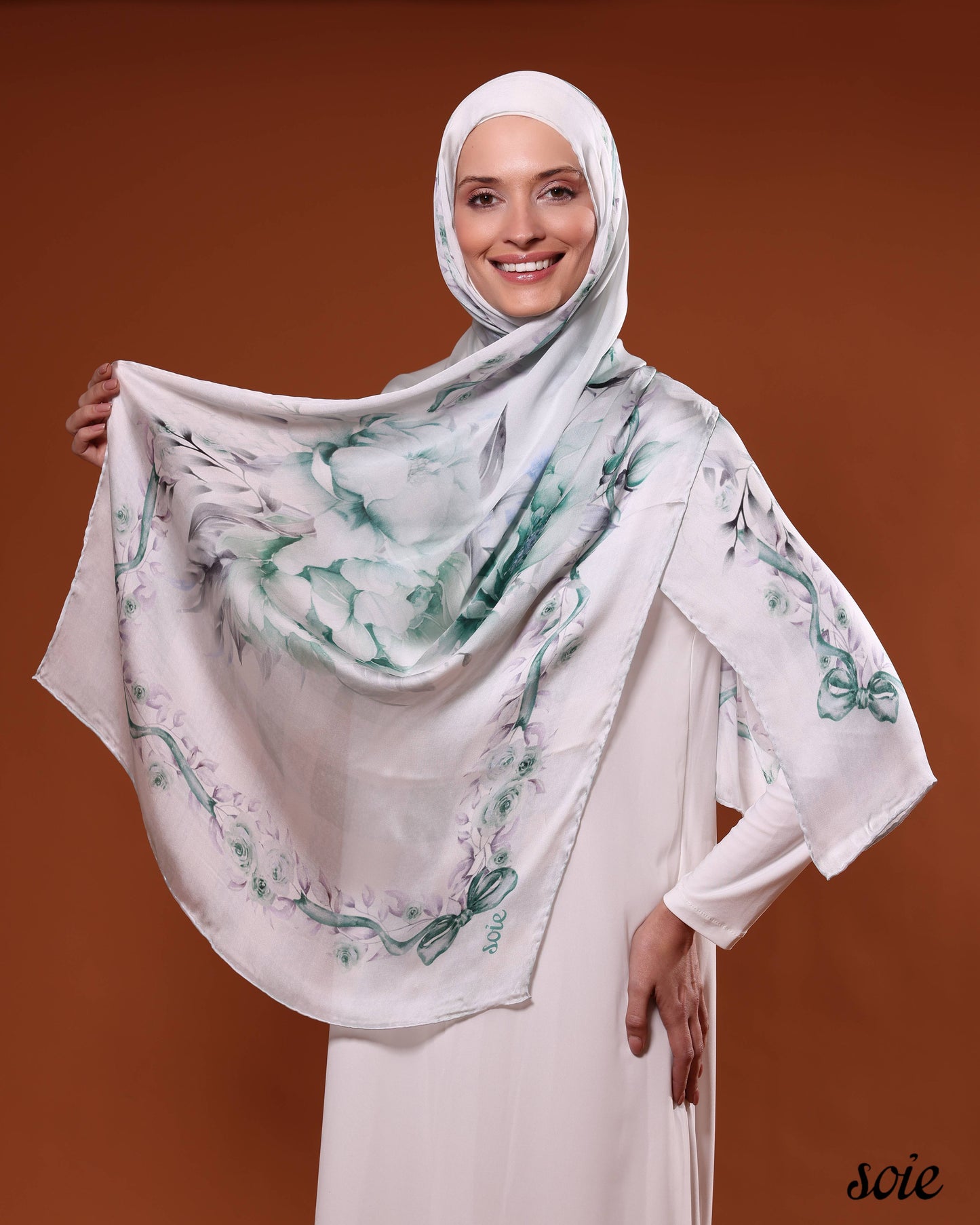 Orchid Symphony shawl