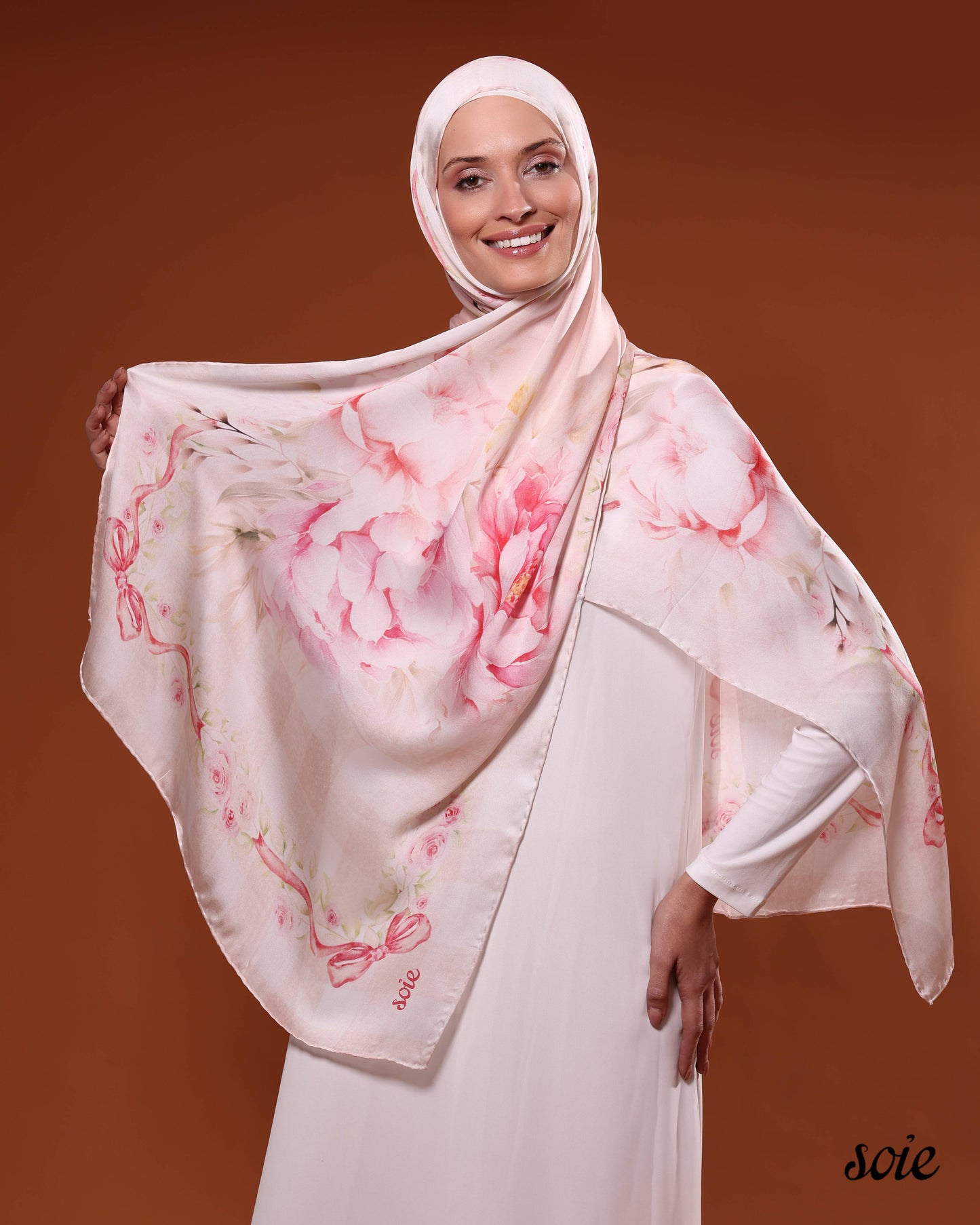 Orchid Symphony shawl