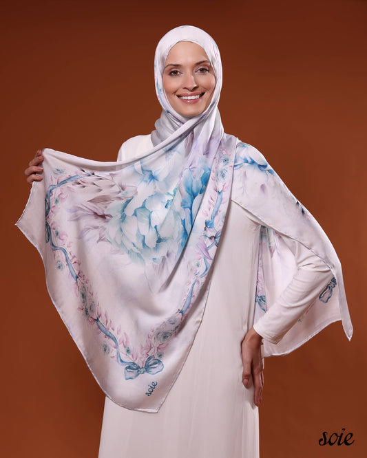 Orchid Symphony shawl