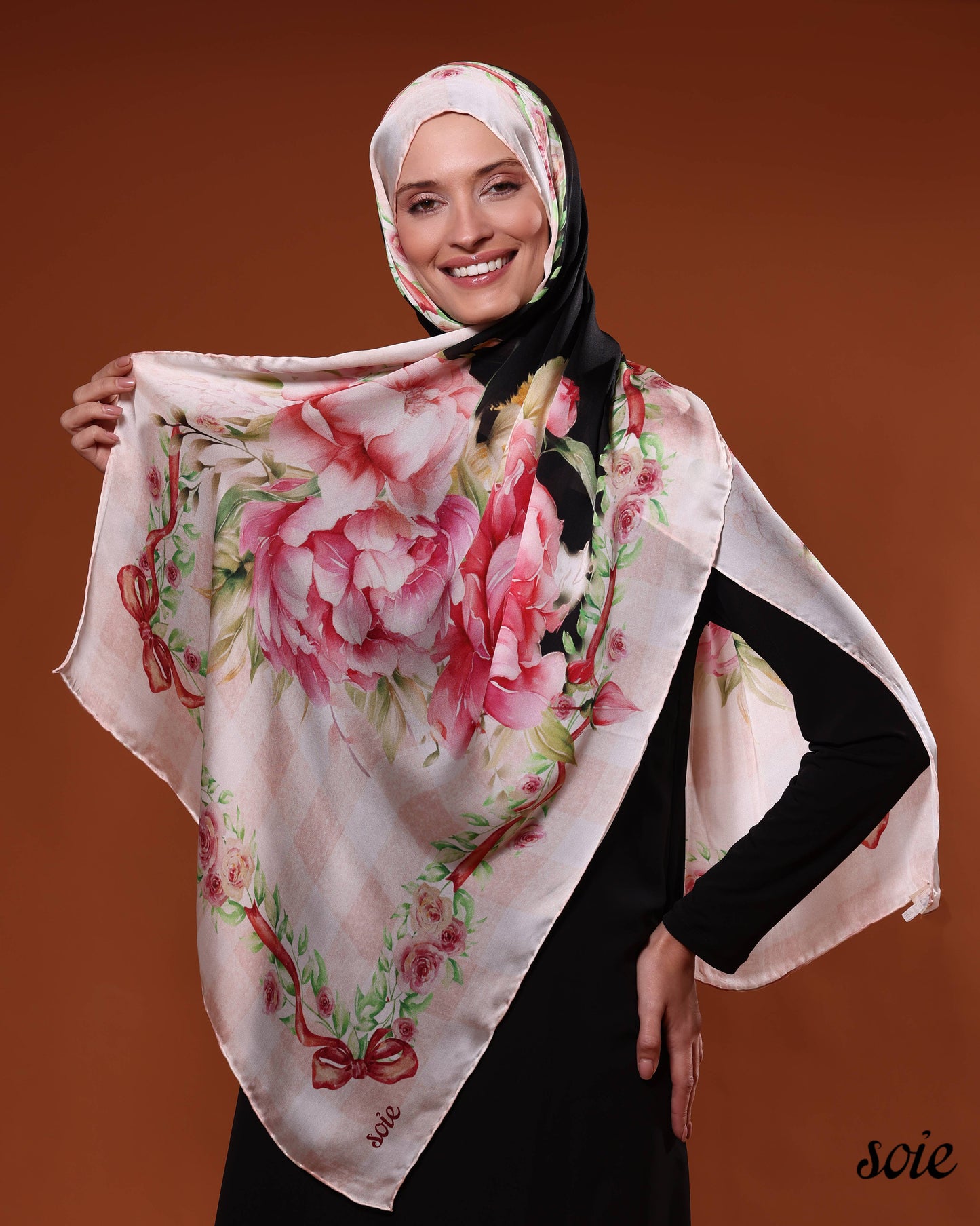 Orchid Symphony shawl