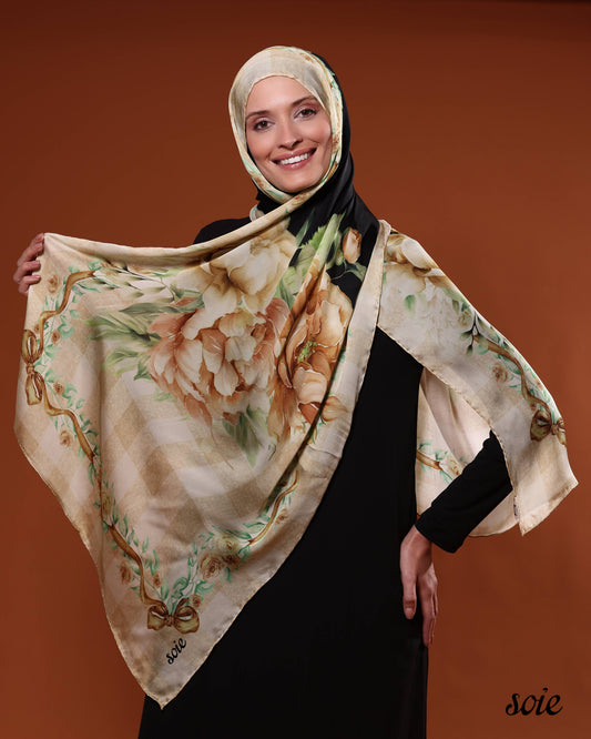 Orchid Symphony shawl 1