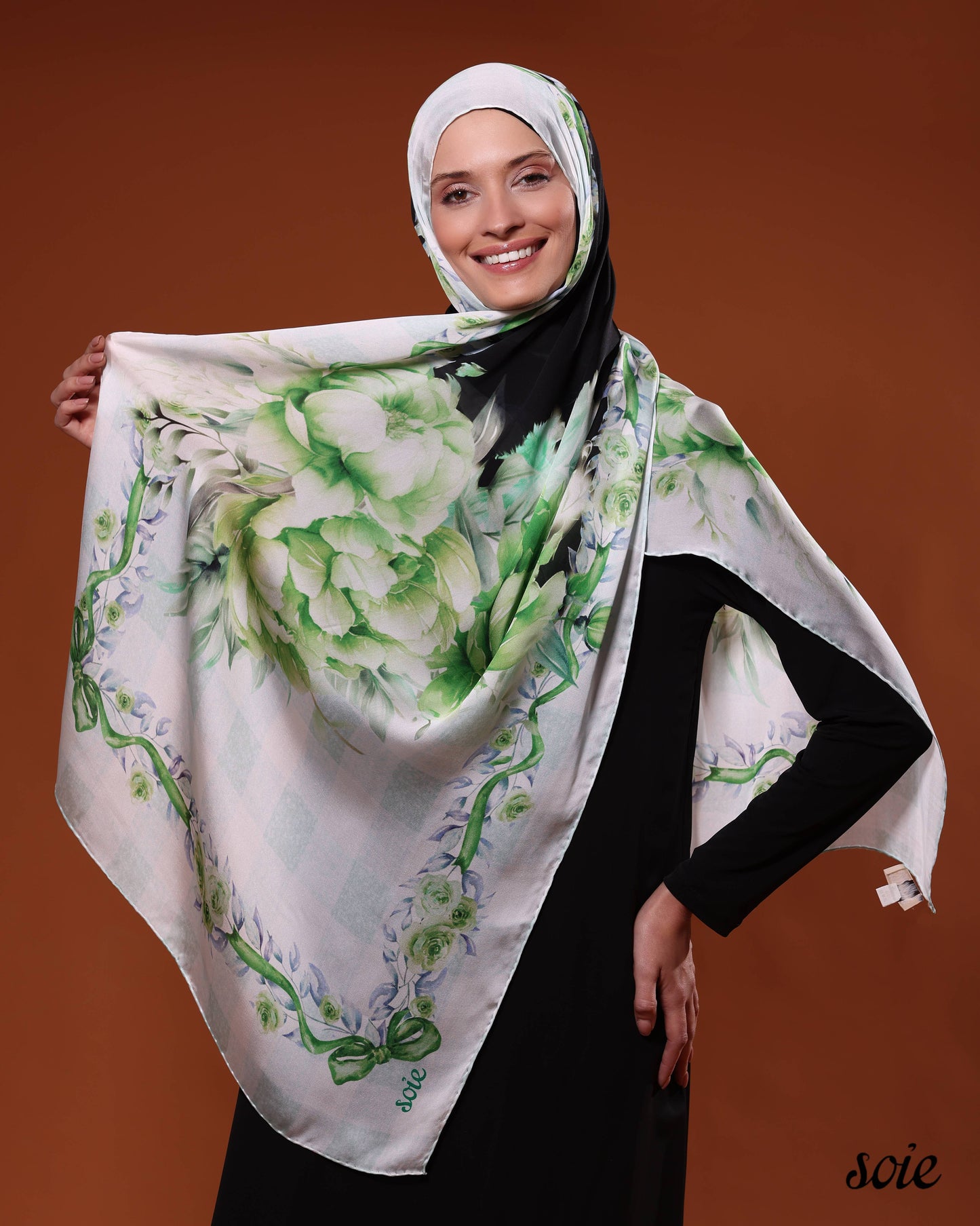 Orchid Symphony shawl