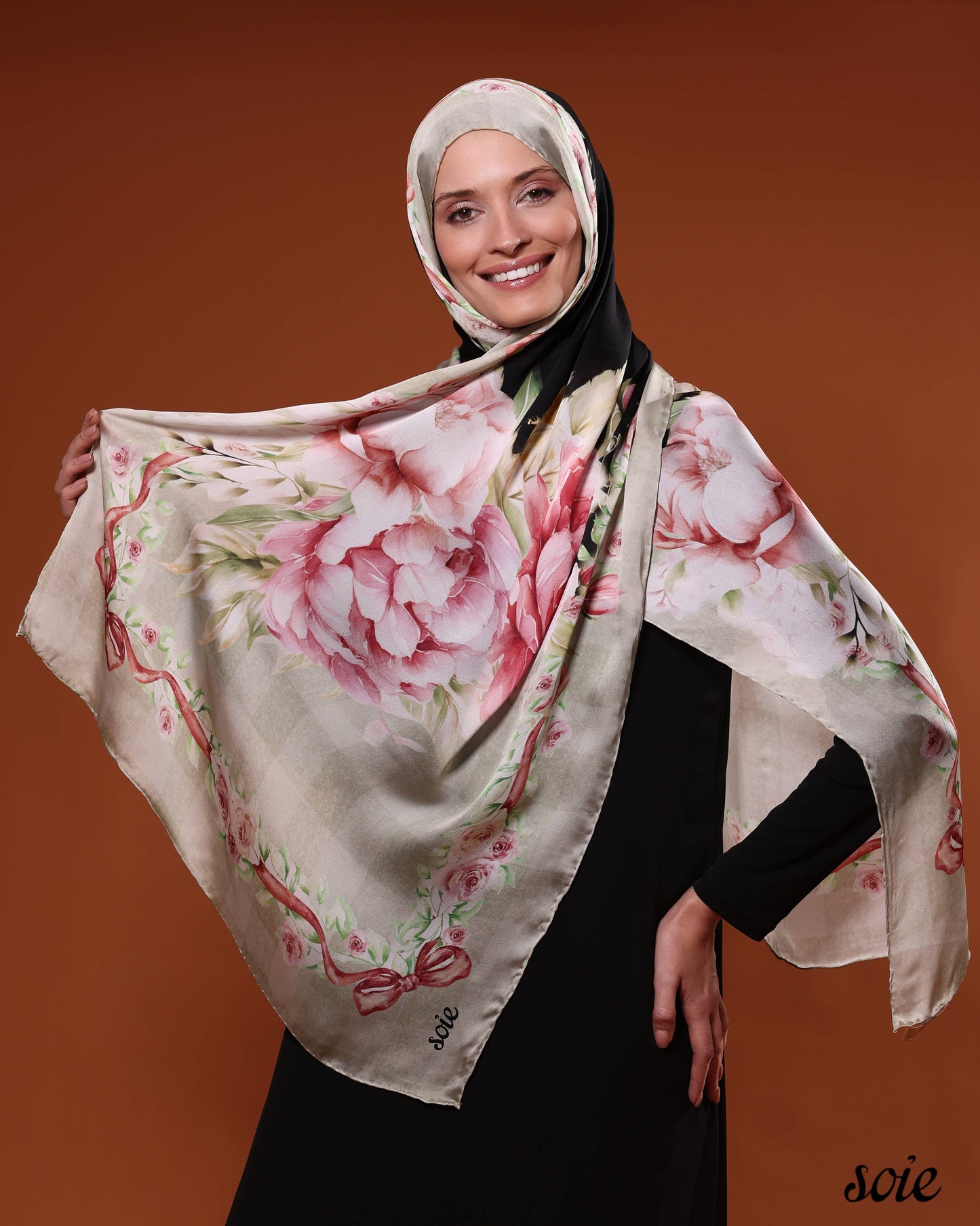 Orchid Symphony shawl