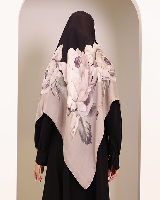 Muted Rose bird Scarf