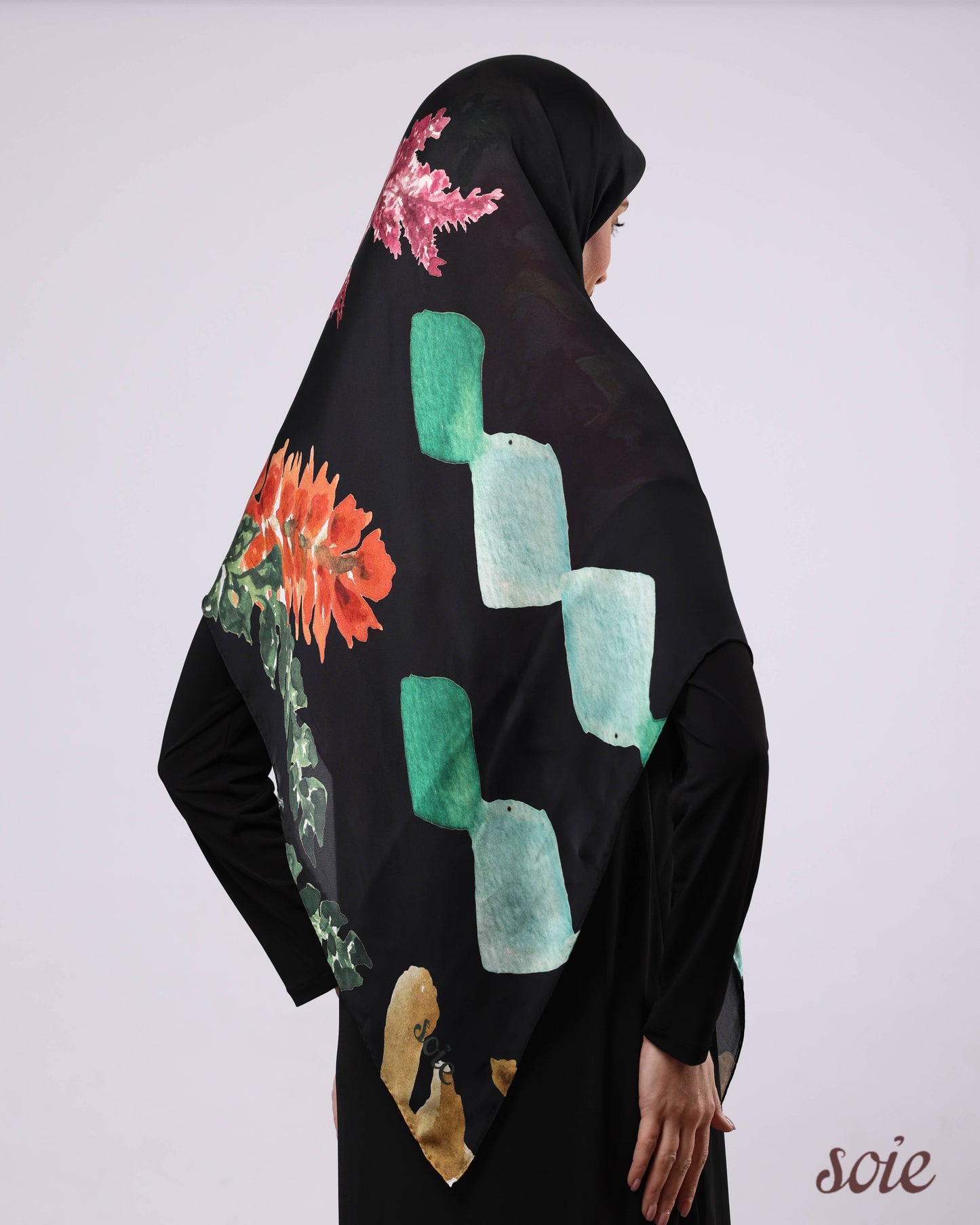 Wheat bloom scarf