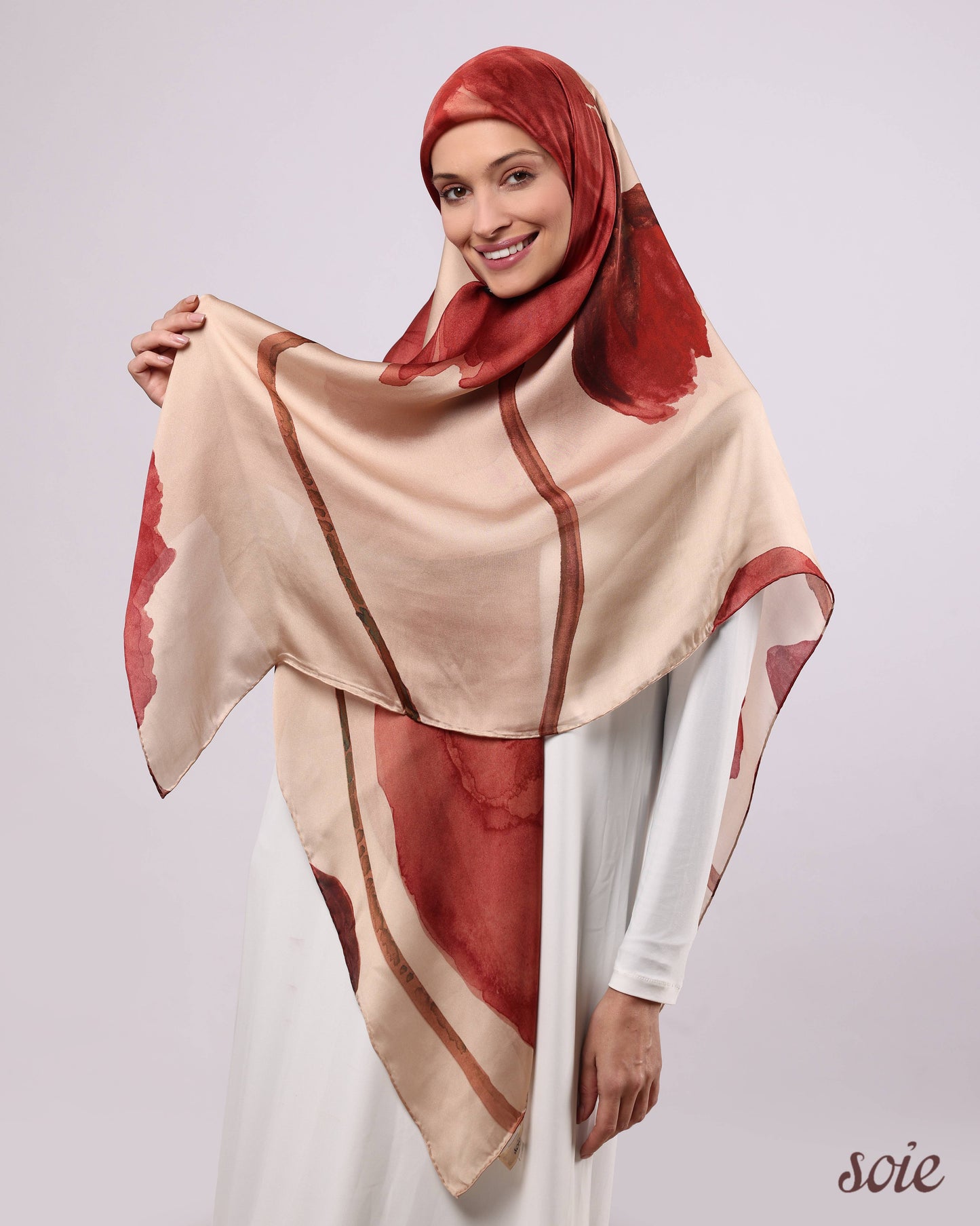 Poppy dream scarf