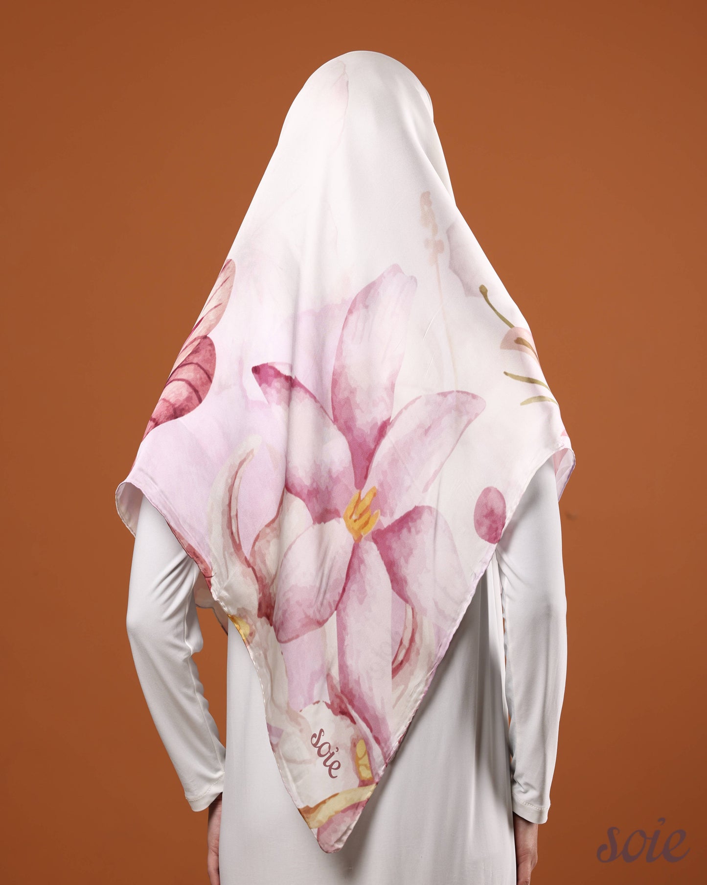 Butter Fly Garden scarf 2