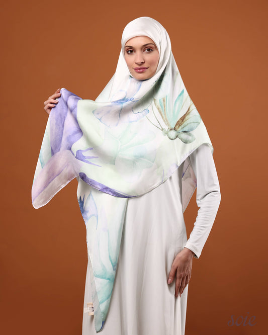 Butter Fly Garden scarf 3