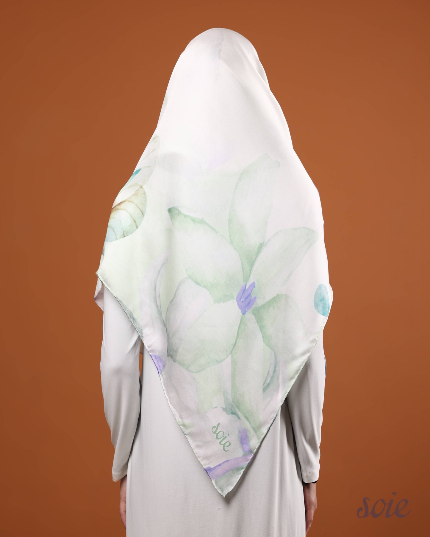 Butter Fly Garden scarf 3