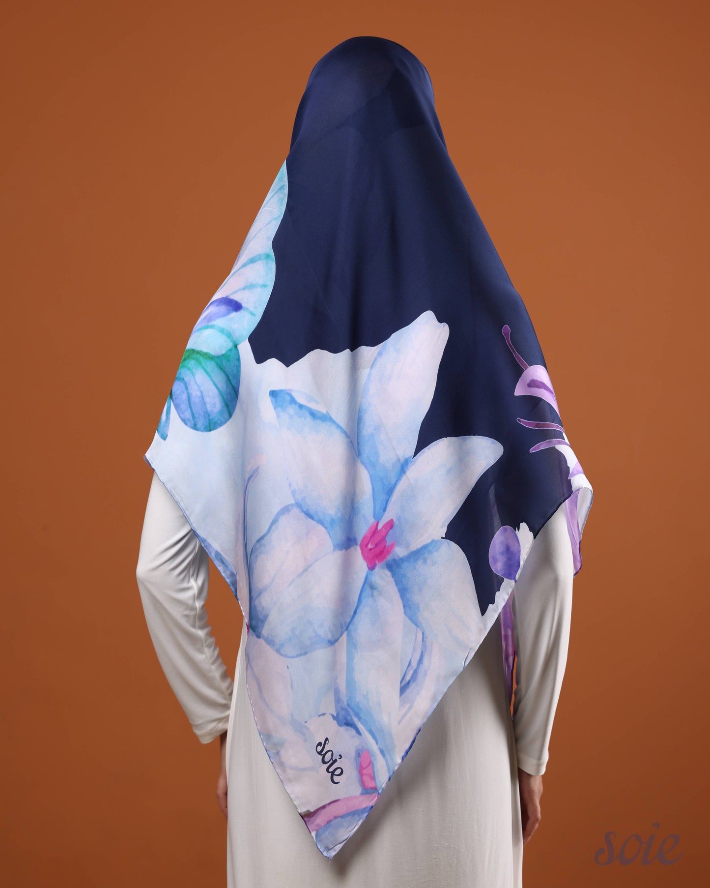 Butter Fly Garden scarf 1