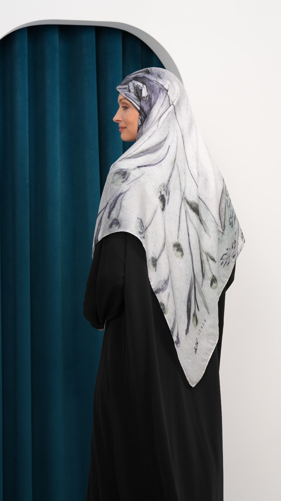 Italy silk scarf ITG3