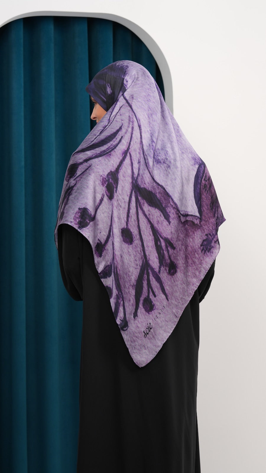 Italy silk scarf ITG4