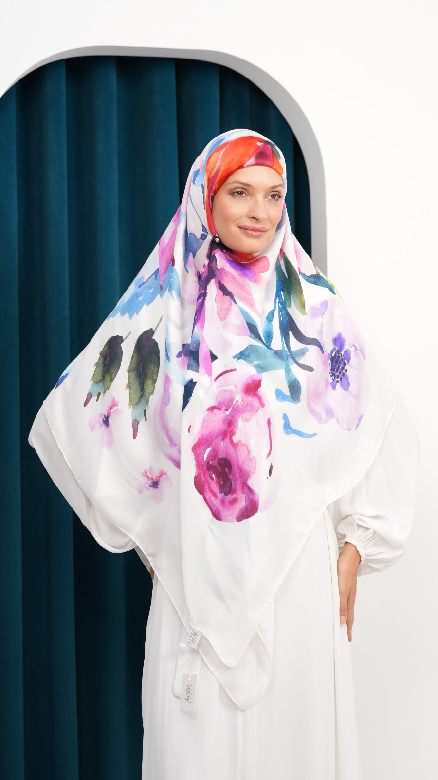 Italy silk scarf ITI4